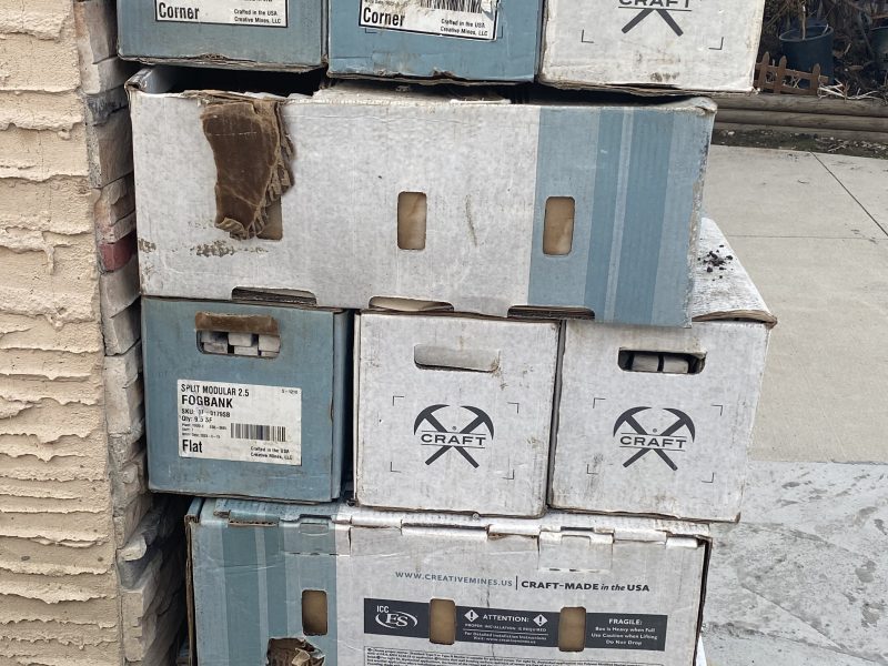 Decorative real veneer stone..