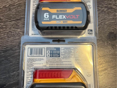 60volts dewalt battery’s 6ah